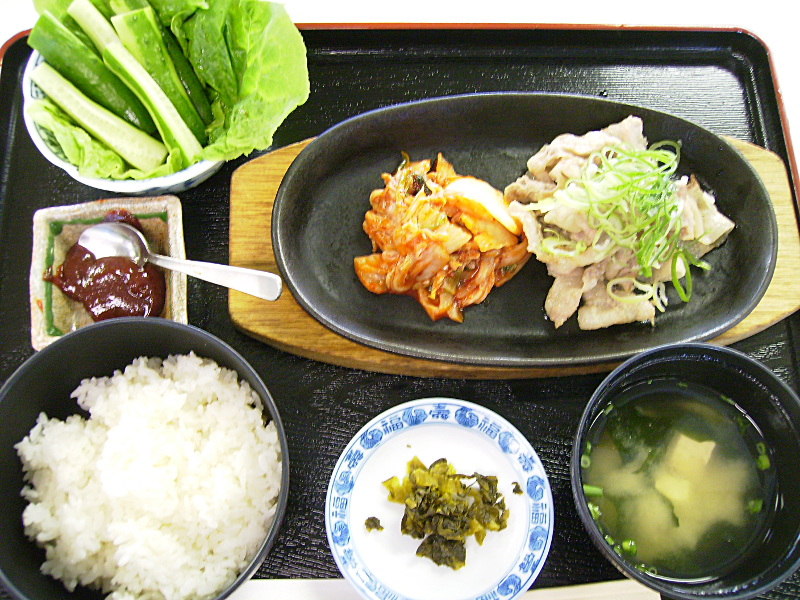 豚キムチ定食800円
