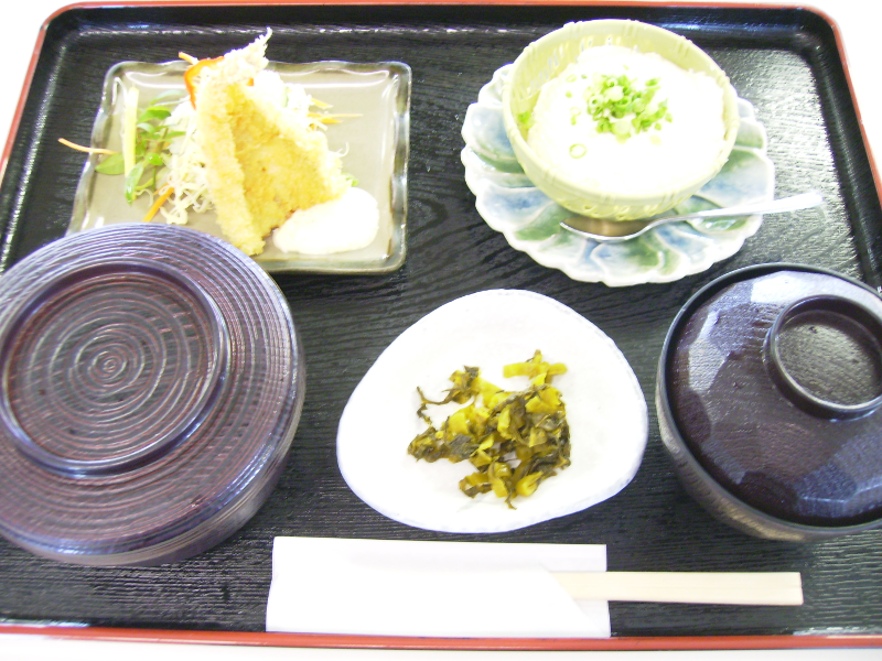 ざる豆腐定食800円