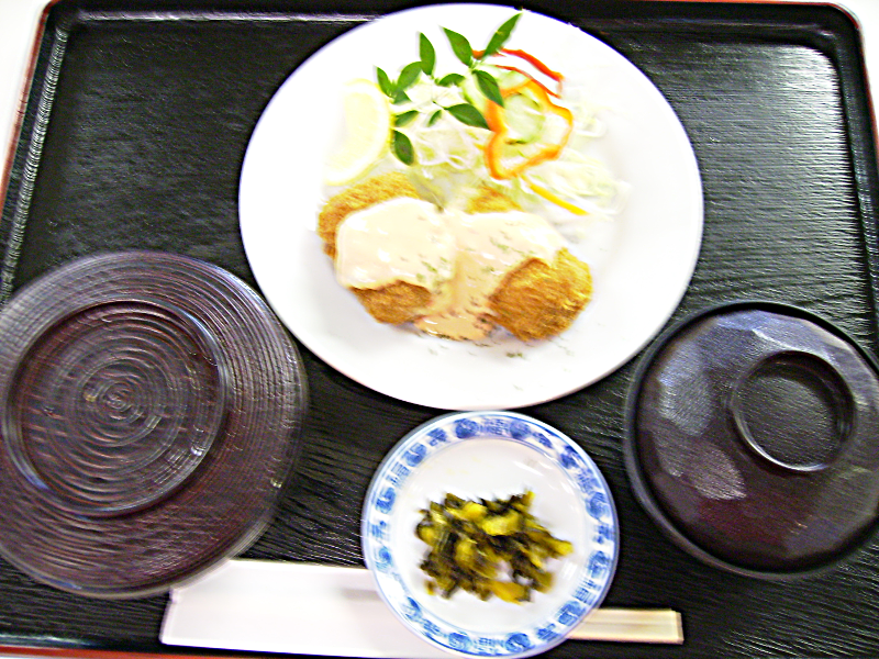 コロッケ定食800円